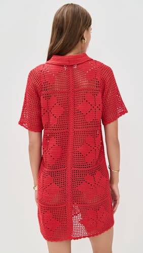 Women's Ileanna Crochet Mini Dress3