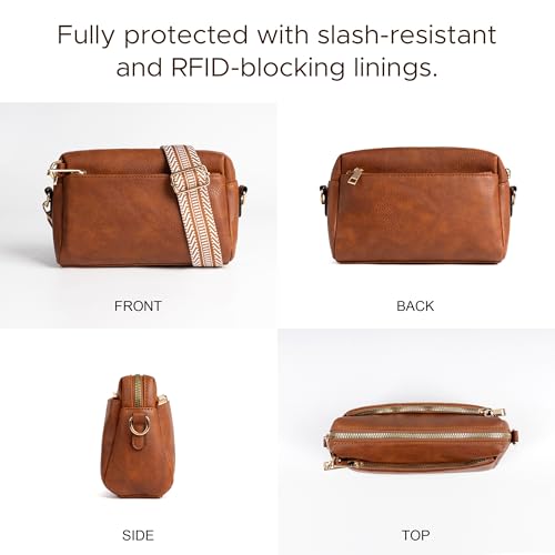 Anti Theft Crossbody Bag for Women, Slash-resistant RFID Blocking Travel Purses, Small Shoulder Bag Handbag4