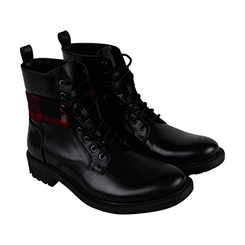 Unlisted by Kenneth Cole Men's Flannel High-Top Boot, Black 11 M US