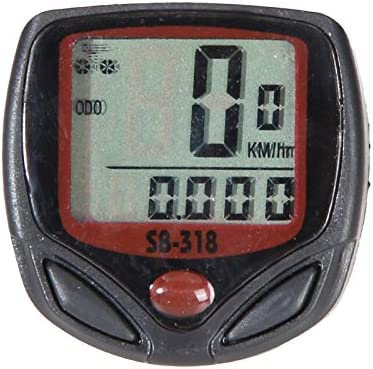 Compteur de vélo Etanche Fil avec Ecran Backlight Compteur Kilométrique