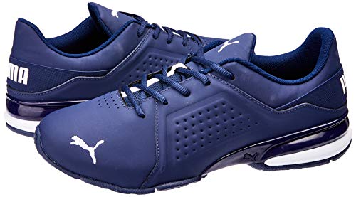 Tênis Viz Runner Bdp, Puma, Masculino, Marinho/Branco, 39