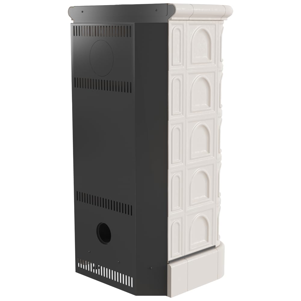 KRATKI Inserto per camino in acciaio a legna BLANKA 8 kW Ø160 A Ecodesign | Acciaio nero, efficienza 78%, classe A. Ecodesign, BImSchV 2.; combustione efficiente; basse emissioni; calore uniforme