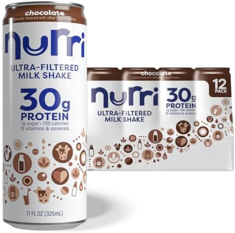 Amazon.com : Nurri - 30g Protein Ultra Filtered Milk Shake – Chocolate