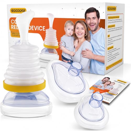 GOODONE2 Portable Suction Safety Kit for Home and Travel 3 Mask Includes Adult and Pediatric Masks Compact Emergency Preparedness Kit Easy Storage Design