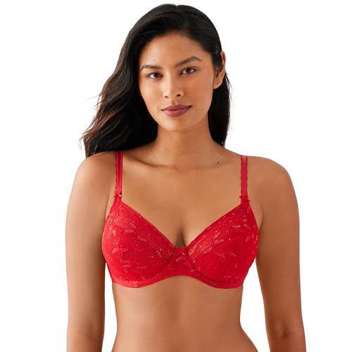 Wacoal Women's Lifted in Luxury Full Figure Lace Unlined Underwire Bra