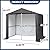 COVERONICS 6' x 4' Outdoor Storage Shelter Shed- Heavy Duty Storage Tent with Roll-up Ventilated Door and Sloping Roof, Portable Storage Tool Shed for Backyard Garden Patio, Gray