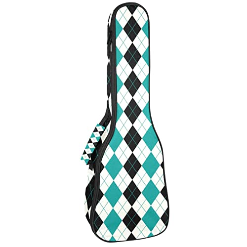 Sac de rangement pour ukulélé de concert motif losanges pour préserver votre passion