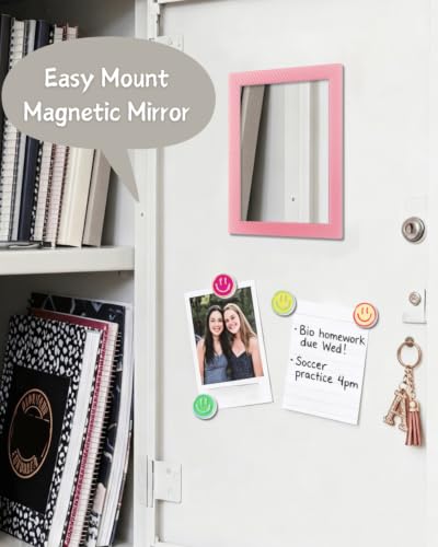 Image of Mymazn Locker Accessories Kit with Magnetic Locker Mirror 2 Packs