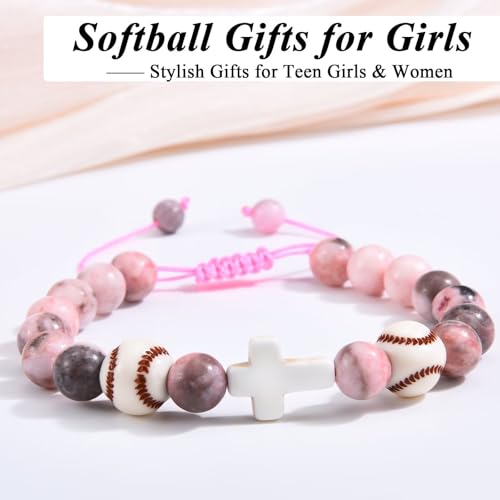 Image of Softball Volleyball Basketball Soccer Gifts for Girls Bracelets for Teen Girls Team Gifts Birthday /Christmas /Graduation Gifts