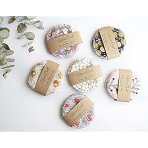 Herbruikbare make-up remover pads, milieuvriendelijk, herbruikbaar, katoen, bamboe, rond, 5 stuks