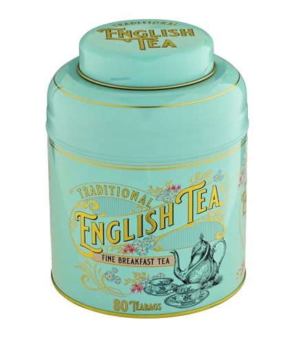 Vintage Victorian Large Round Tea Caddy