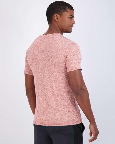 Image of Real Essentials 5 Pack: Men's Dry-Fit Moisture Wicking Active Athletic Performance Crew T-Shirt