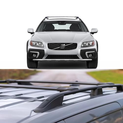 for Volvo XC70 Wagon 2003-2016 Roof Racks Cross Bars Rooftop Cargo Box Rooftop Tent Bike Kano Basket Carrier