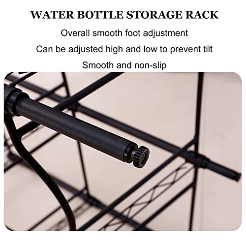 Estante para jarras de agua de acero resistente con 4 niveles 6