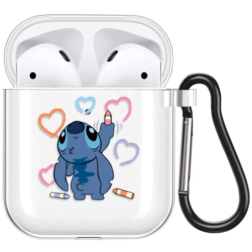 Nurkorki Custodia per Airpods 1 & 2, Trasparente