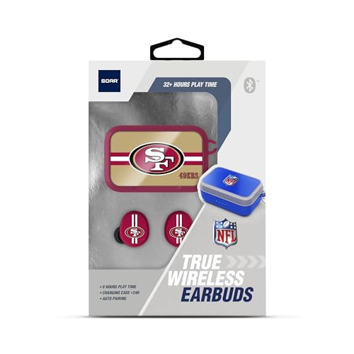 Image of SOAR NFL Wireless Sport Earbuds: Comfortable Fit & Convenient Charging