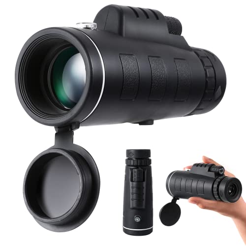Monokular Teleskop 40X60 HD Zoom Wasserdicht Monokular Objektiv Telescope, Fernrohr Teleskop für Erwachsene Kinder für…
