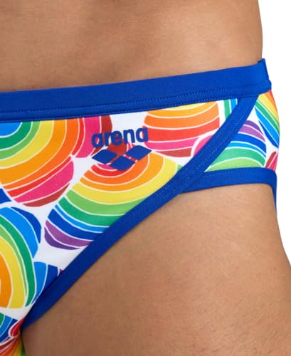 ARENA Performance Men's Pride Swim Brief Chlorine Resistant MaxLife Athletic Practice Swimsuit Training Bathing Suit Swimmers3