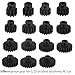 48P Hardened Steel Pinion Gear Set 3.175mm (1/8 inch) Hole 16T 17T 18T 19T 20T 48DP Pitch Gears with Hex Key for RC Brushless Brush Motor RC Car Upgrade (5pcs)