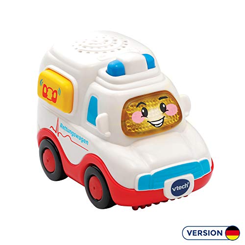 VTech Tut Tut Baby Flitzer 80-517004 vehículo de juguete - Vehículos de juguete (Azul, Rojo, Blanco, Coche, De plástico, 1 año(s), 5 año(s), Niño/niña)