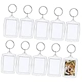 Les porte-clés contiennent des images - porte-clés photo vierge bricolage votre propre porte-clés photo, toutes sortes de formes, porte-clés