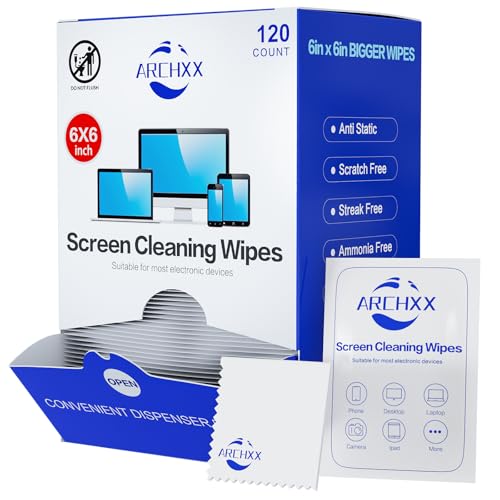 ARCHXX Screen Wipes for Electronics, 120 Count...