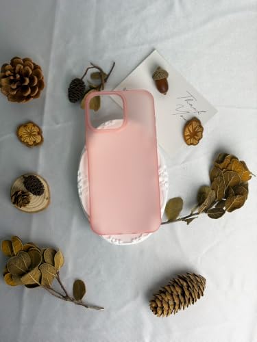 Coque iPhone 14 Pro anti-choc et anti-trace toucher doux rose - 7