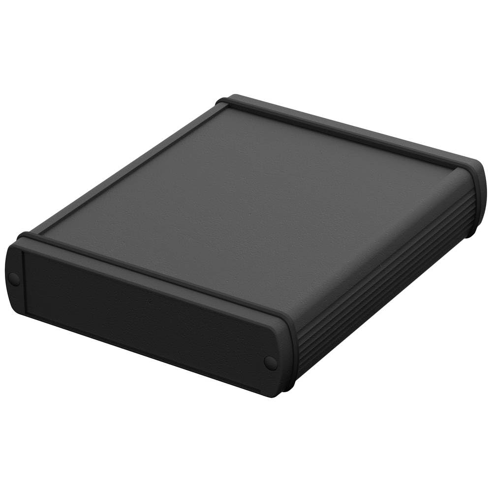 Boîtier profilé BOPLA Alubos ABPH aluminium noir pour dissiper la chaleur de vos circuits