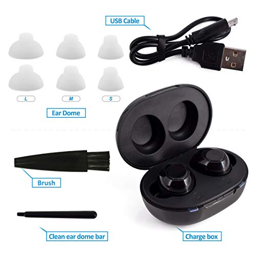 Jinghao Rechargeable Hearing Amplifier for Seniors,Easy Use for Elder,Portble Carrying with Charging Base,Two Packs for Left and Right Ear - Thumbnail 5