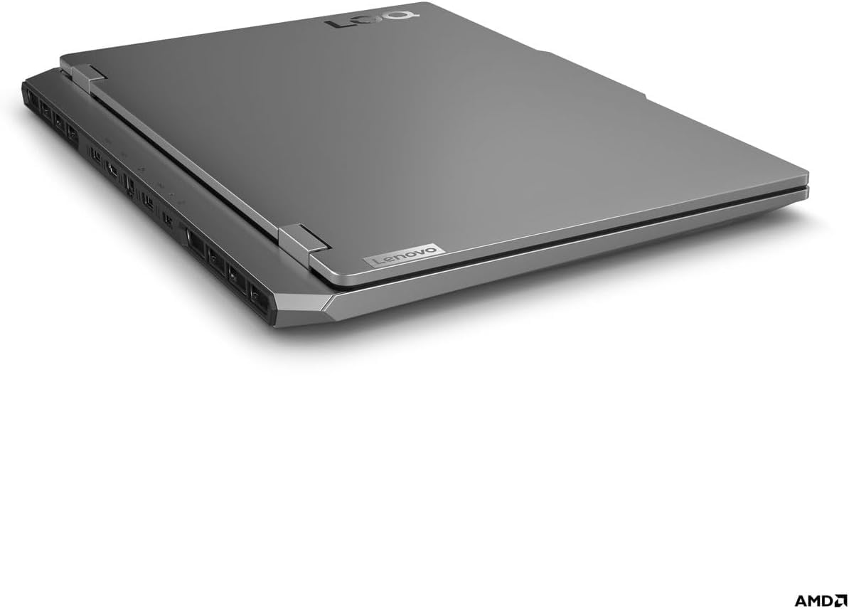 Lenovo LOQ 15ARP9 With AI Chip, 15.6" FHD IPS 100% SRGB 144Hz Display, Ryzen 7 7435HS, 24GB RAM, 1TB SSD, RTX 4070 8GB GDDR6 GPU, Backlit Eng-Arb, Win11, Luna Grey - [83JC008CAX]