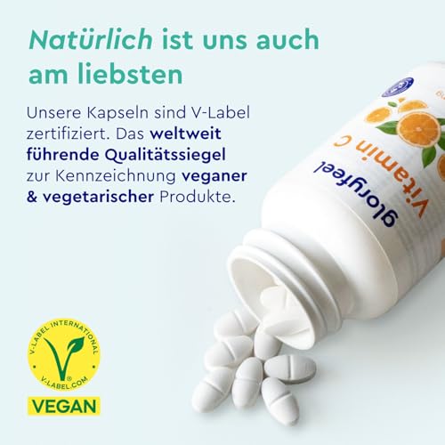 Vitamin C 1000mg - Hochdosierte, vegane Tabletten für Immunsystem & Energie* - Kleine Tabletten + leicht zu schlucken - 120 Stück für 4 Monate Vorrat - Laborgeprüft und ohne Zusätze