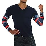 Littlearth 300612-PATS NFL New England Patriots Strong Arms Tattoo Sleeves, Team-Farbe, 43,2 cm Handgelenk bis Bizeps