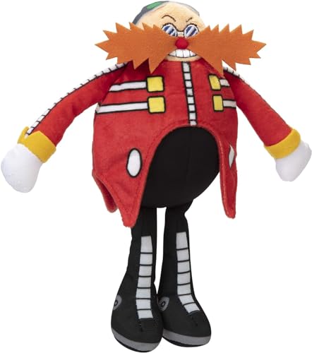 Image of KeenKid Sonick The Hedgehog Soft Plush Toy - Blue Sonick, Super Sonick, Knuckles and Tails Sonick Toys for Boys, Girls, & Kids (Egggmann Sonick)