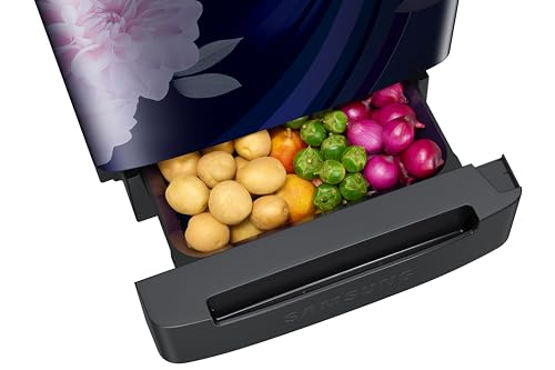Image of Samsung 189 L, 5 Star, Digital Inverter, Direct-Cool Single Door Refrigerator (RR21H2H25BB /HL, Begonia Blue, Base Stand Drawer, Single Touch Defrost, 2026 Model)