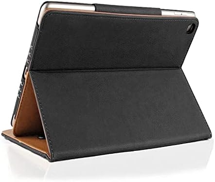 Black Leather Case for Apple iPad Air 3rd Generation (2019) Air3 & iPad Pro 10.5-inch (2017) Pro10.5, Premium Leather 10.5 Auto Wake/Sleep Protective Cover, Magnetic Flip Folio Stand Case