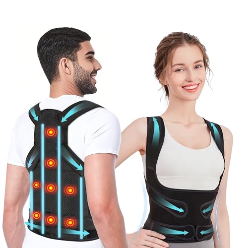 Corrector Postura Espalda, 8 Imanes Back Posture Corrector, Espal...