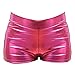 NP Pantalon court stretch brillant effet liquide pour la nuit, fuchsia, S