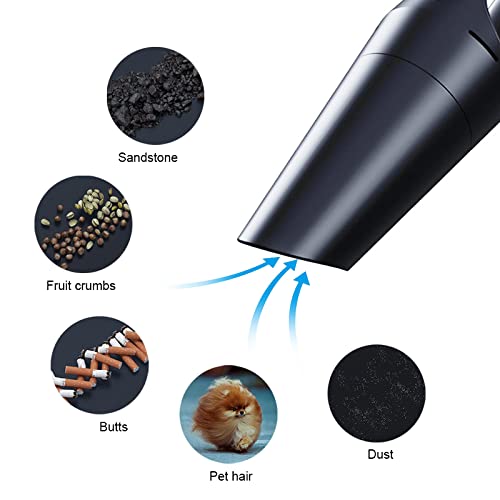 Aspiradora de automóviles inalámbricos portátiles 5000PA Super Suction 2000MAH Handheld Handheld Casero de vacío Coche Hogar Dual Uso