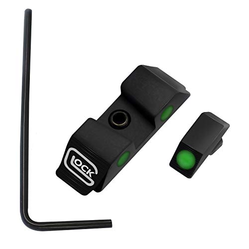 Ight,Handgun Scopes,Hygoo Luminous Glow in Dark Fiber Opitc Front and Rear Pistol Sight Compatible with Glock