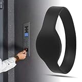 Sarini Paquete de 10 Pulseras RFID de Silicona para Control de Acceso para...