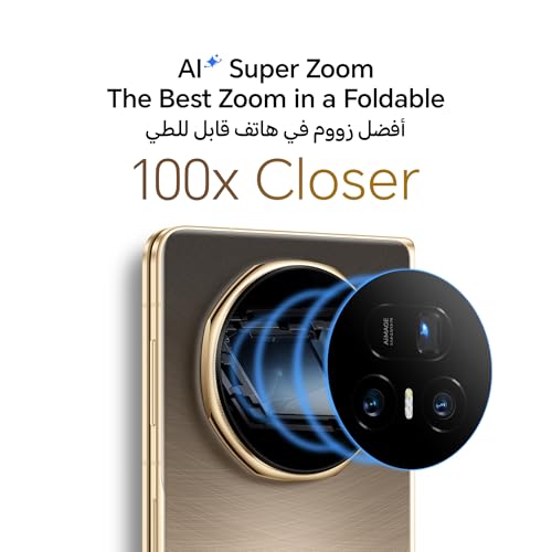 HONOR Magic V5 16GB RAM 512GB Dawn Gold With Free Honor choice Speaker, Honor Watch 4, Premium phone cover & 6 Month Screen Insurance - Middle East Version