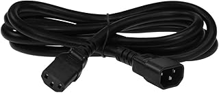 SF Cable 6 feet IEC320 C14 to C13 Extension Power Cord 18/3 (10A 250V)