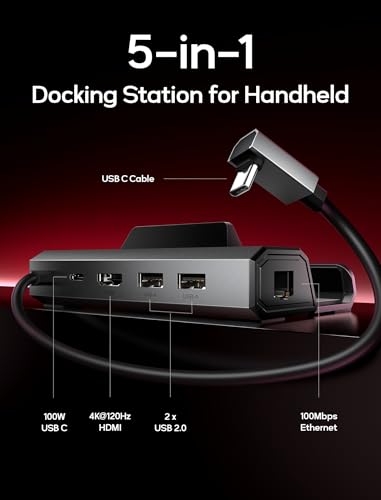 JSAUX 5-in-1 4K@120Hz Steam Deck Dock