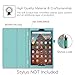Fintie Folio Case for Amazon Fire HD 10 Tablet (Compatible with 7th and 9th Generations, 2017 and 2019 Releases) - Premium PU Leather Slim Fit Stand Cover with Auto Wake/Sleep, Shades of Blue