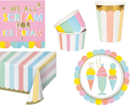 Stef Chef Ice Cream Dreams vaisselle pour repas de famille joyeux