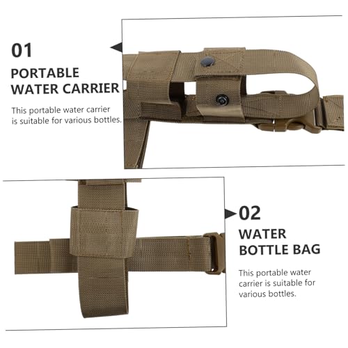 Bolsa para extintor SOLUSTRE caqui que evita caídas de botellas 3
