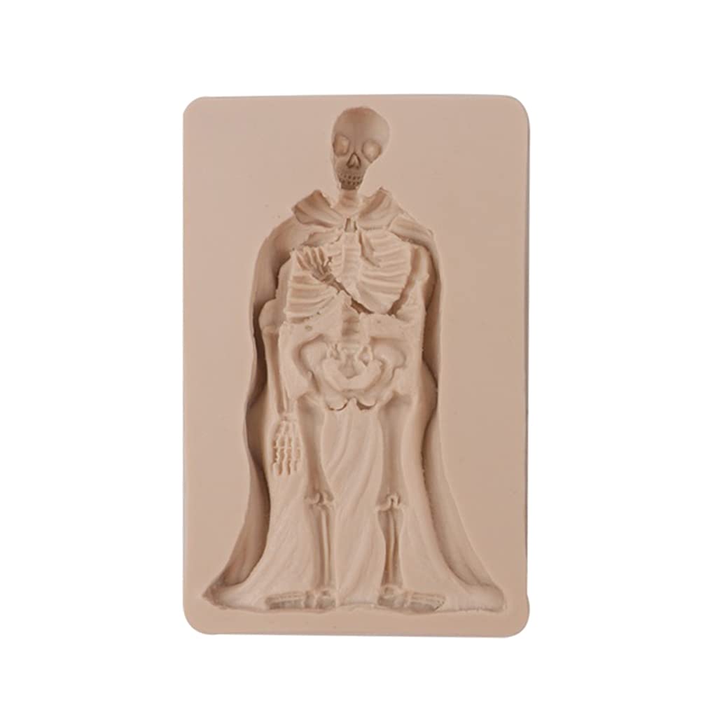 Tsophreniq Silicone Fondant Molds Halloween Modeling Halloween Festival Baking Utensils 7 Styles Silicone Cake Molds Shapes for Baking