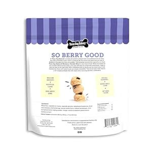 Three Dog Bakery Blueberry Pancake Bites - Dog Treats with Real Blueberries & Vanilla, Dog Training Treats, Puppy Treats, Dog Treat Cookies Three Dog Bakery Blueberry Pancake Bites Dog Treats with Real Blueberries Vanilla Dog Training Treats Puppy Treats Dog Treat Cookies