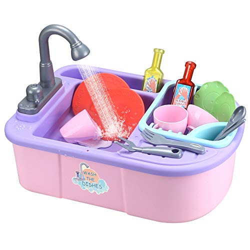 YAKASU Kitchen Sink Kids Toys - Portable Kitchenware and Cooking Accessories for Boys