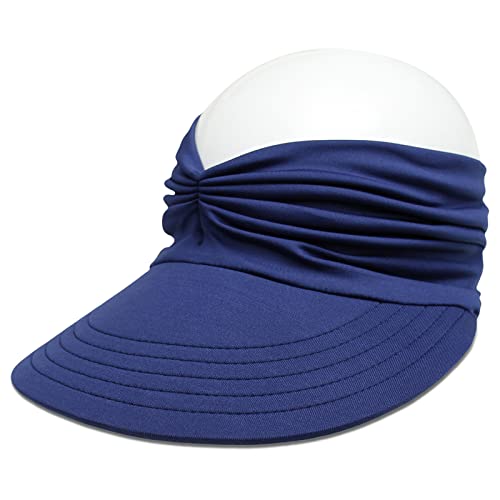 Visera de sol para mujer con protección UV y ala ancha miniatura 3